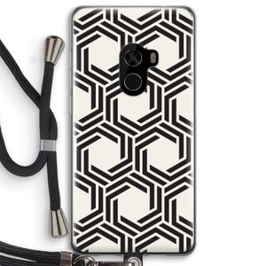 Geometrisch patroon: Xiaomi Mi Mix 2 Transparant Hoesje met koord