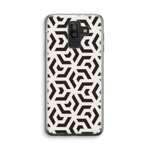 Crazy pattern: Samsung Galaxy J8 (2018) Transparant Hoesje