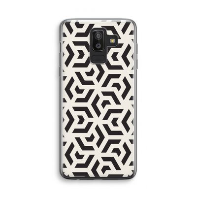 Crazy pattern: Samsung Galaxy J8 (2018) Transparant Hoesje