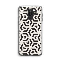 Crazy pattern: Samsung Galaxy J8 (2018) Transparant Hoesje