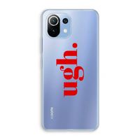 Ugh: Xiaomi Mi 11 Lite Transparant Hoesje