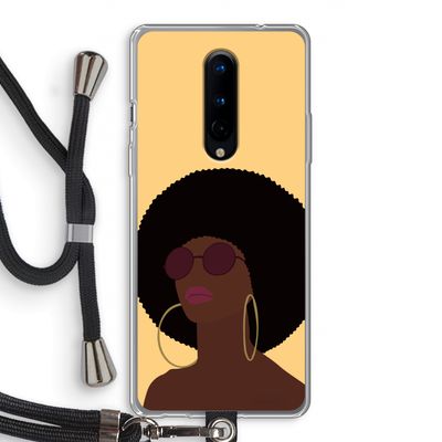 Golden hour: OnePlus 8 Transparant Hoesje met koord