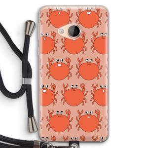 Krab: HTC U Play Transparant Hoesje met koord