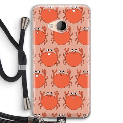 Krab: HTC U Play Transparant Hoesje met koord