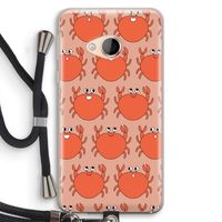 Krab: HTC U Play Transparant Hoesje met koord