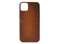 Senza Senza Desire Leather Cover with Card Slot Apple iPhone 14 Plus Burned Cognac