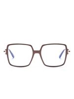 TOM FORD Eyewear lunettes de vue à monture carrée - Marron