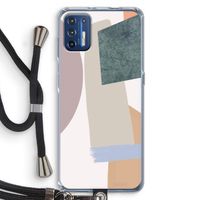 Lindo: Motorola Moto G9 Plus Transparant Hoesje met koord