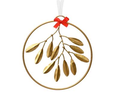 Figuur ijzer d13l0.3 cm goud kerst - Decoris