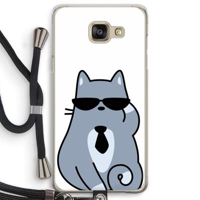 Cool cat: Samsung Galaxy A5 (2016) Transparant Hoesje met koord