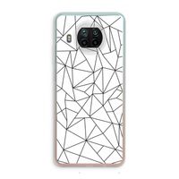 Geometrische lijnen zwart: Xiaomi Mi 10T Lite 5G Transparant Hoesje