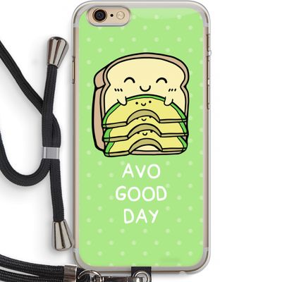 Avo Good Day: iPhone 6 PLUS / 6S PLUS Transparant Hoesje met koord