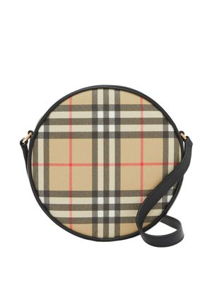 Burberry sac rond Louise à motif Vintage Check - Tons neutres