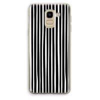 Stripes: Samsung Galaxy J6 (2018) Transparant Hoesje