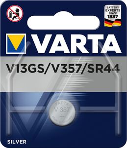 Varta Knoopcel V13GS 1.55 V 1 stuk(s) 155 mAh Zilveroxide SILVER CoinV13GS/V357/SR44 Bl1