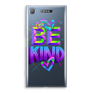 Be Kind: Sony Xperia XZ1 Transparant Hoesje