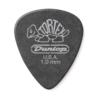 Dunlop Tortex Pitch Black Standard Plectrum 1.0mm - Per Stuk