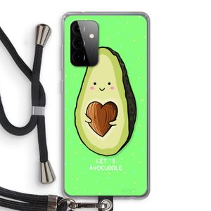 Avocuddle: Samsung Galaxy A72 5G Transparant Hoesje met koord