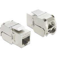 DeLOCK Keystone Module RJ45 jack > LSA Cat.6A keystone module 86205 - thumbnail