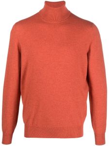 Brunello Cucinelli pull en cachemire à col roulé - Orange