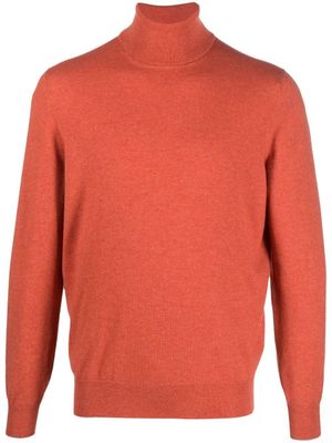 Brunello Cucinelli pull en cachemire à col roulé - Orange
