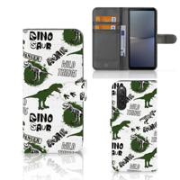 Telefoonhoesje | Met pasjeshouder | voor Sony Xperia 10 V Dinosaurus