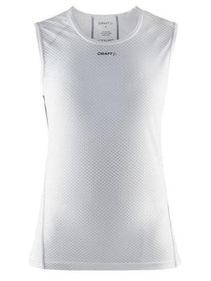 Craft Cool mesh superlight mouwloos ondershirt wit dames