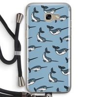 Narwhal: Samsung Galaxy A5 (2017) Transparant Hoesje met koord