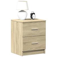 Nachtkastjes 2 st met 2 lades 40x36x50 cm sonoma eikenkleurig Nachtkastjes 2 st met 2 lades 40x36x50 cm sonoma eikenkleurig