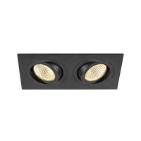 SLV 1008514 NEW TRIA® Wandlamp Energielabel: F (A - G) LED 14 W Zwart