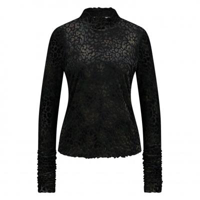 Nukus - Zwart | Dames | Top | Zwart | XXL | regular | Kamst mode