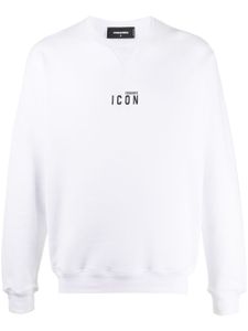 DSQUARED2 sweat Icon à logo imprimé - Blanc