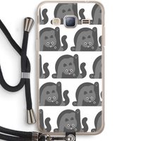 Cats: Samsung Galaxy J3 (2016) Transparant Hoesje met koord