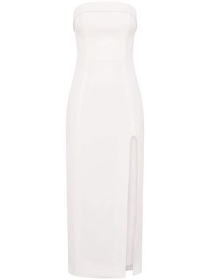 Nicholas robe-bustier Aliba à coupe mi-longue - Blanc