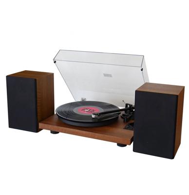 Soundmaster Elite Line PL711BR Platenspeler met Speakers - Bruin