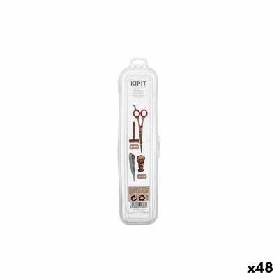 Doosje Voor op reis Scheerset Transparant 4,3 x 23,3 x 6,2 cm (48 Stuks)