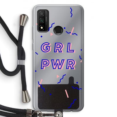 GRL PWR: Huawei P Smart (2020) Transparant Hoesje met koord