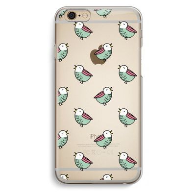 Vogeltjes: iPhone 6 / 6S Transparant Hoesje