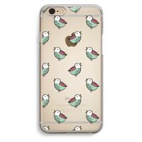 Vogeltjes: iPhone 6 / 6S Transparant Hoesje