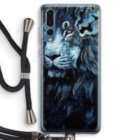 Darkness Lion: Huawei P20 Pro Transparant Hoesje met koord