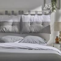 Hoofdbord - VANDAAG - CHARME - Chambray x Slub Capucine - 45 x 70 cm
