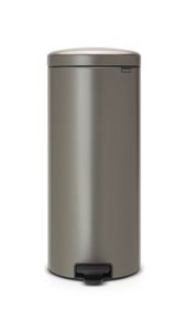 Brabantia pedaalemmer newlon 30 liter Platinum