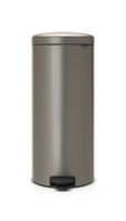 Brabantia pedaalemmer newlon 30 liter Platinum