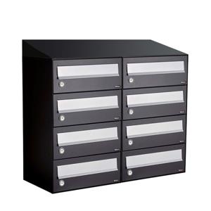 Allux Hive Set 2-Breed, 4-Hoog Met Dak Zwart - 40030070_2x4d