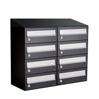 Allux Hive Set 2-Breed, 4-Hoog Met Dak Zwart - 40030070_2x4d