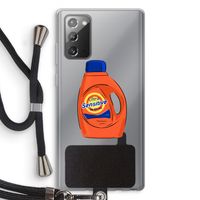 Ultra Sensitive: Samsung Galaxy Note 20 / Note 20 5G Transparant Hoesje met koord