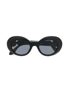 Versace Kids lunettes de soleil à monture ovale - Noir