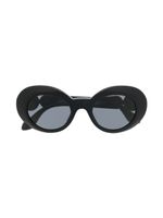 Versace Kids lunettes de soleil à monture ovale - Noir