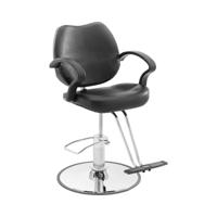 Kappersstoel - T-voetsteun - 53 - 64 cm - 160 kg - zwart