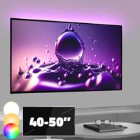 Tv backlight set met 1 RGBWW ledstrip voor tv's 40-50 inch